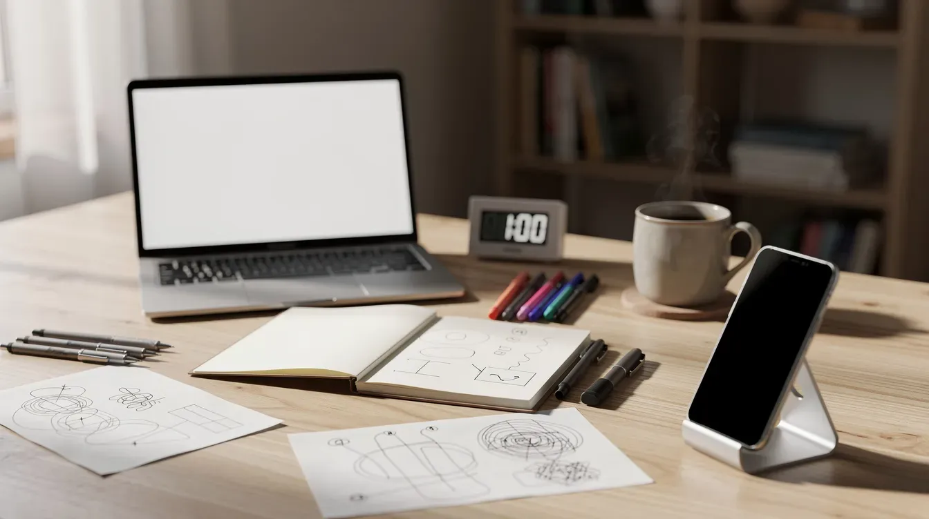 Como organizar a rotina de estudos e trabalho sem se sobrecarregar: método prático para uma semana real