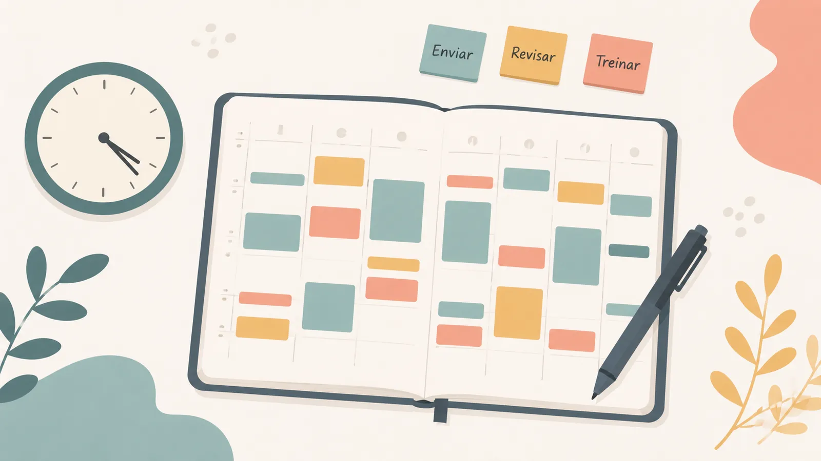 Como planejar a semana de forma produtiva sem lotar sua agenda