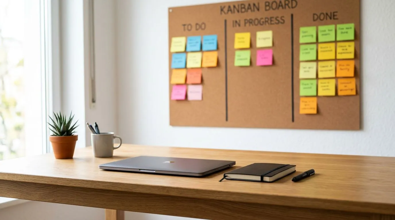 Método Kanban pessoal: como organizar tarefas com quadros simples